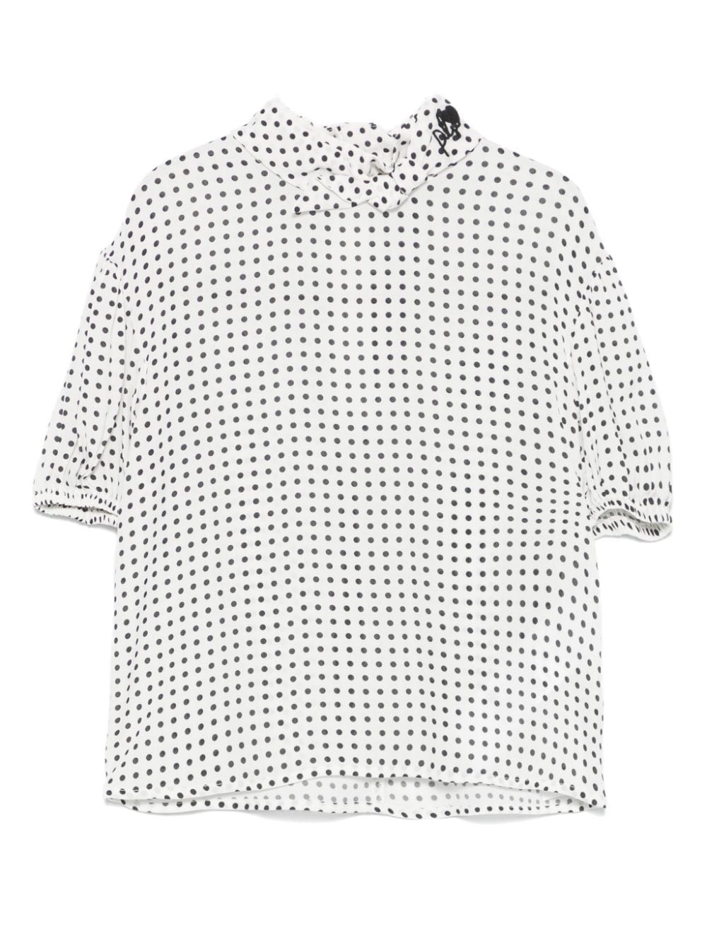 Philosophy Di Lorenzo Serafini Kids polka dot blouse - White von Philosophy Di Lorenzo Serafini Kids