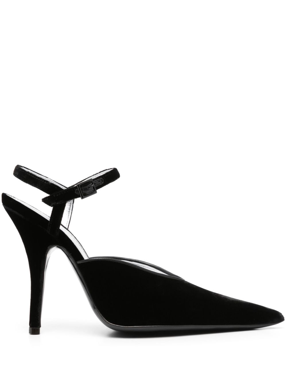 Philosophy Di Lorenzo Serafini 125mm pointed-toe velvet pumps - Black von Philosophy Di Lorenzo Serafini