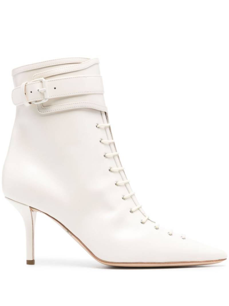 Philosophy Di Lorenzo Serafini 80mm leather ankle boots - White von Philosophy Di Lorenzo Serafini