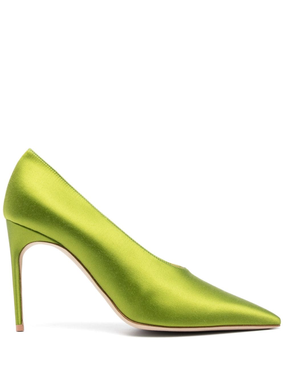 Philosophy Di Lorenzo Serafini 95mm satin pumps - Green von Philosophy Di Lorenzo Serafini