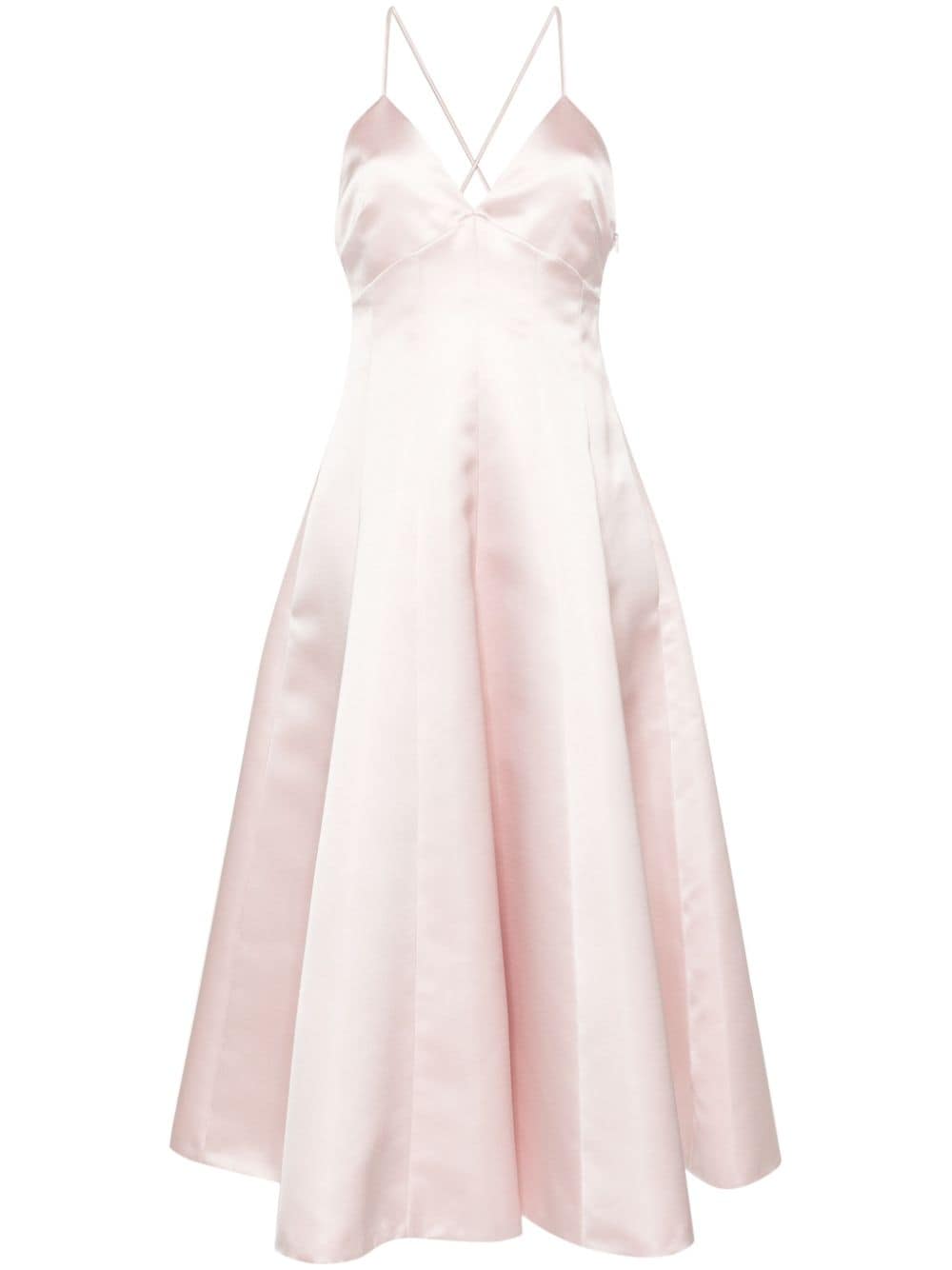 Philosophy Di Lorenzo Serafini V-neck satin midi dress - Pink von Philosophy Di Lorenzo Serafini