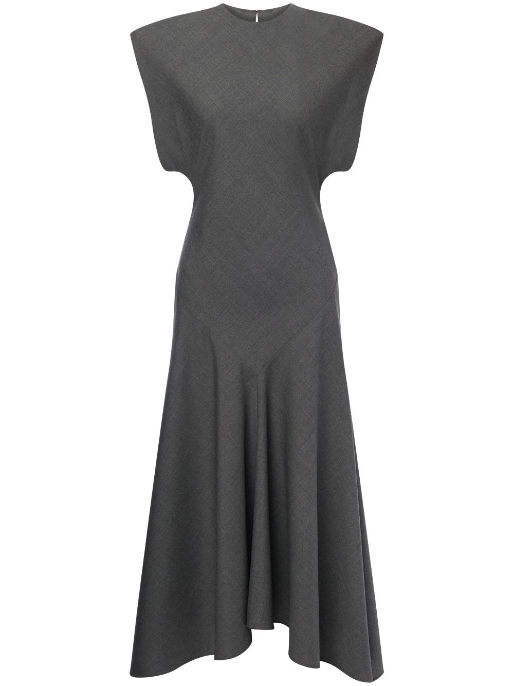 Philosophy Di Lorenzo Serafini asymmetric-hem midi dress - Grey von Philosophy Di Lorenzo Serafini