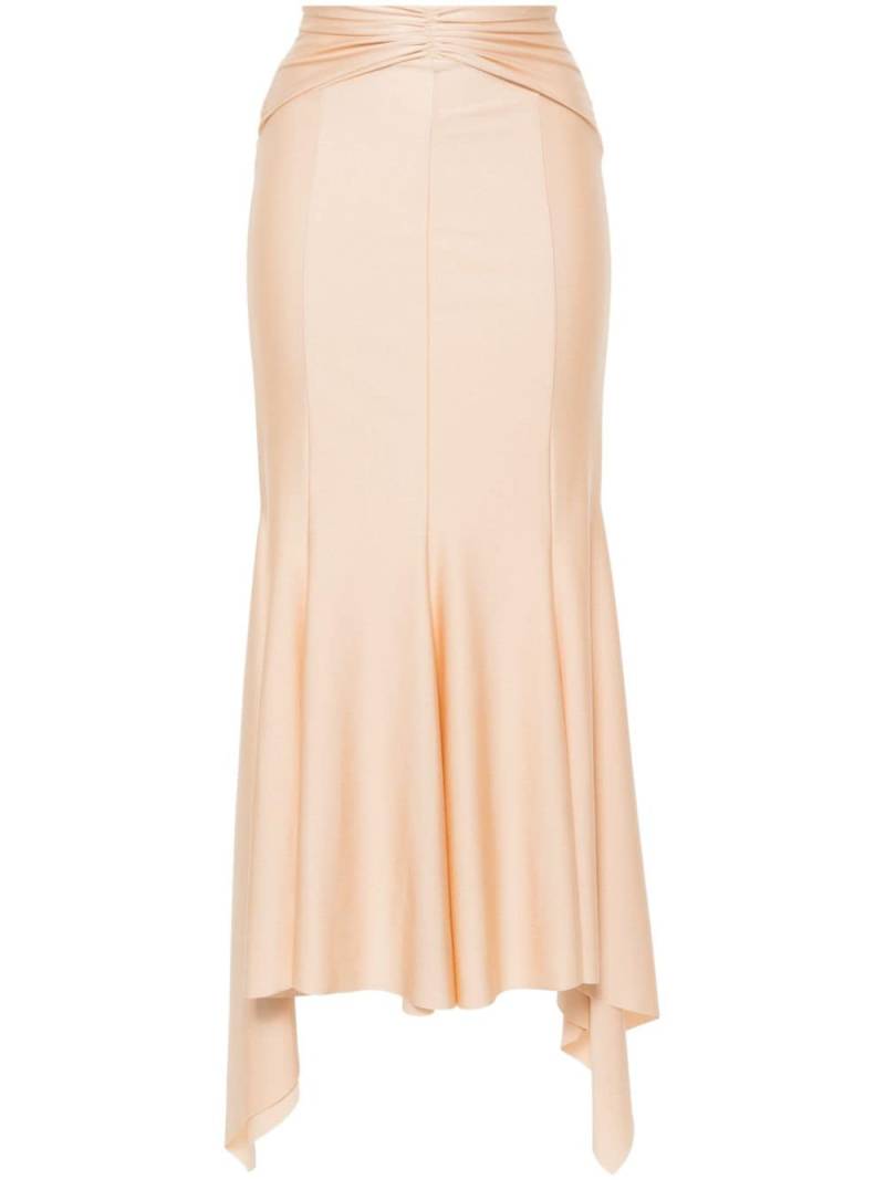 Philosophy Di Lorenzo Serafini asymmetric ruched midi skirt - Pink von Philosophy Di Lorenzo Serafini