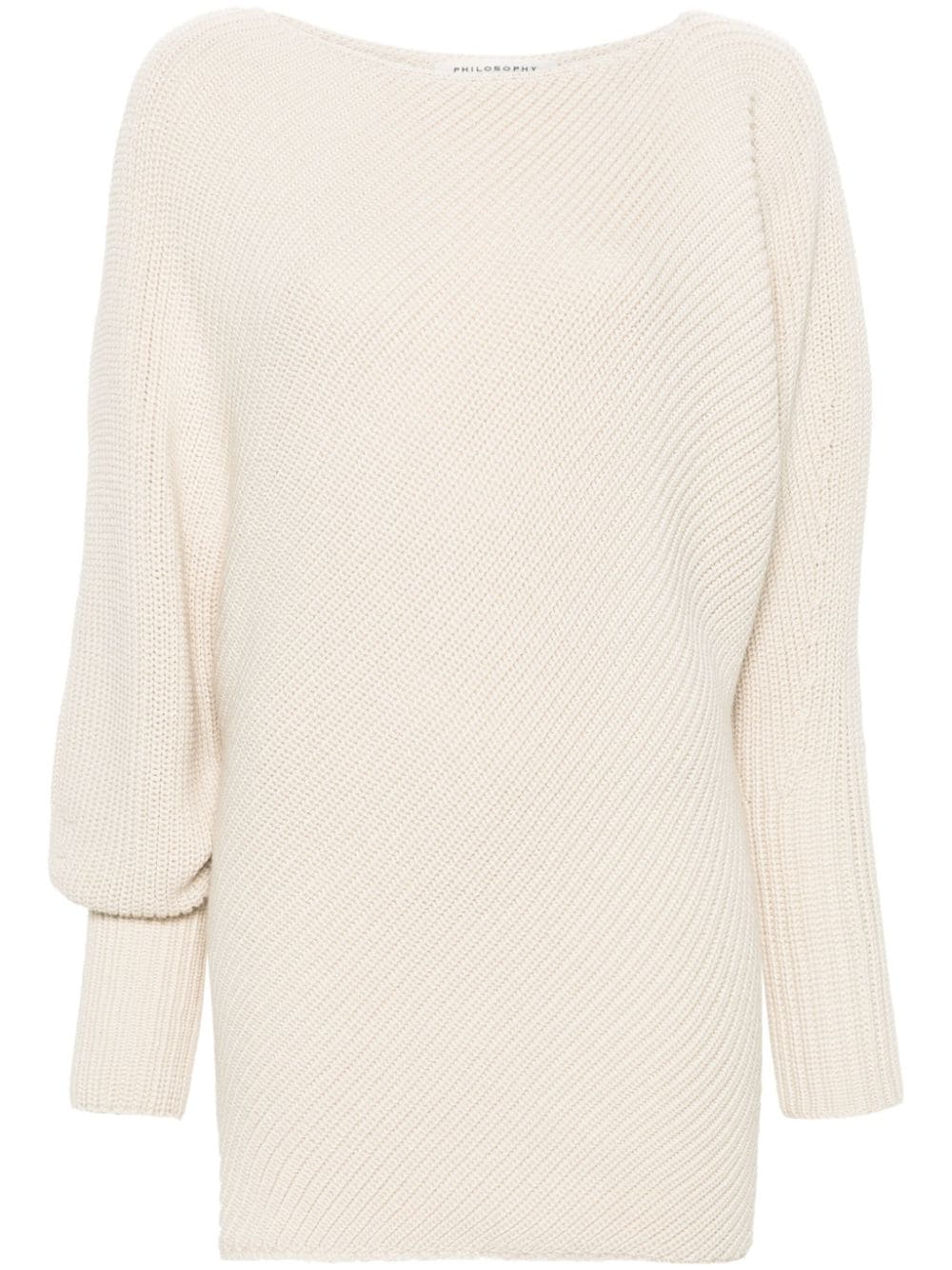 Philosophy Di Lorenzo Serafini asymmetric sweater - Neutrals von Philosophy Di Lorenzo Serafini