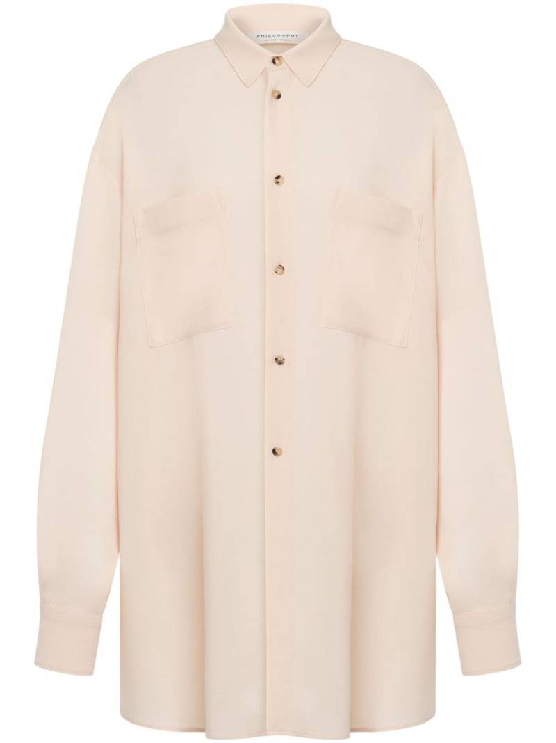 Philosophy Di Lorenzo Serafini balloon-sleeve shirt - Neutrals von Philosophy Di Lorenzo Serafini