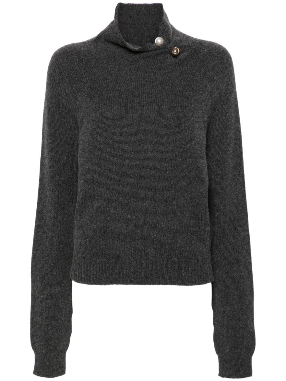 Philosophy Di Lorenzo Serafini barbell pin-detail sweater - Grey von Philosophy Di Lorenzo Serafini