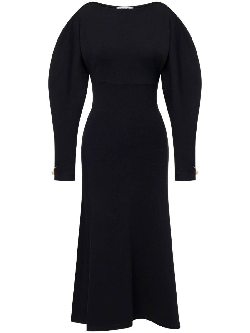 Philosophy Di Lorenzo Serafini belted midi dress - Black von Philosophy Di Lorenzo Serafini