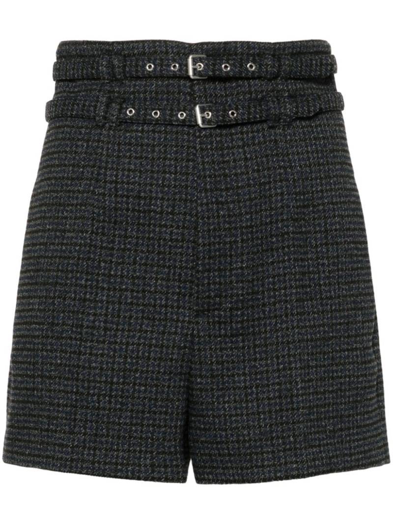 Philosophy Di Lorenzo Serafini belted tailores shorts - Black von Philosophy Di Lorenzo Serafini