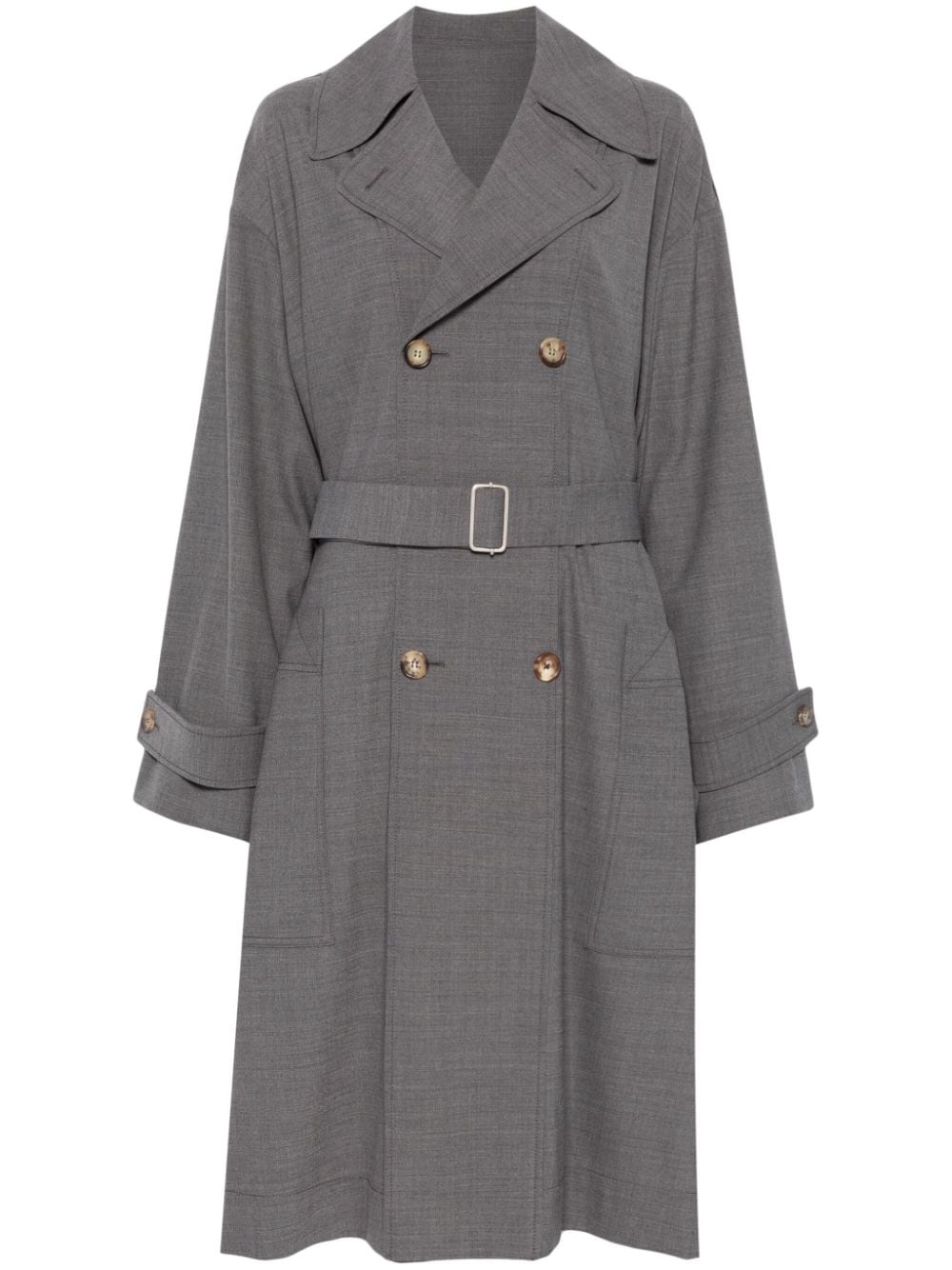 Philosophy Di Lorenzo Serafini belted trench coat - Grey von Philosophy Di Lorenzo Serafini