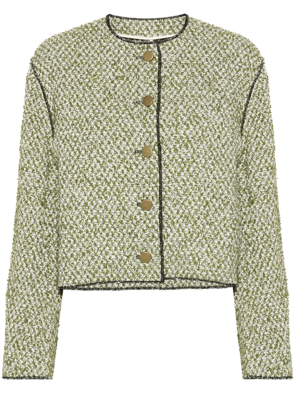 Philosophy Di Lorenzo Serafini bouclé buttoned jacket - Green von Philosophy Di Lorenzo Serafini