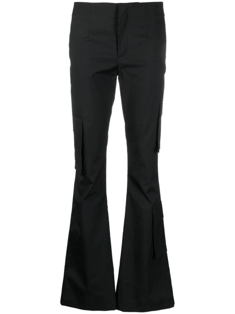 Philosophy Di Lorenzo Serafini cargo-pocket flared trousers - Black von Philosophy Di Lorenzo Serafini