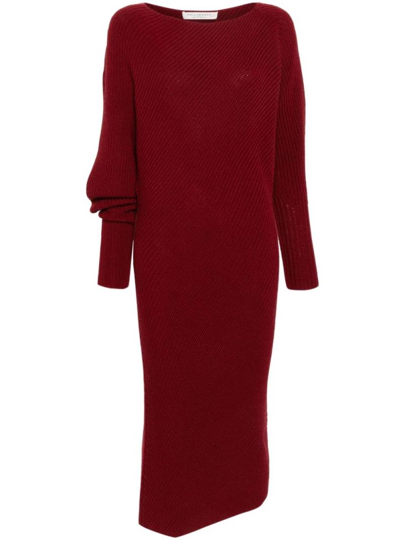 Philosophy Di Lorenzo Serafini chunky-knit midi dress - Red von Philosophy Di Lorenzo Serafini