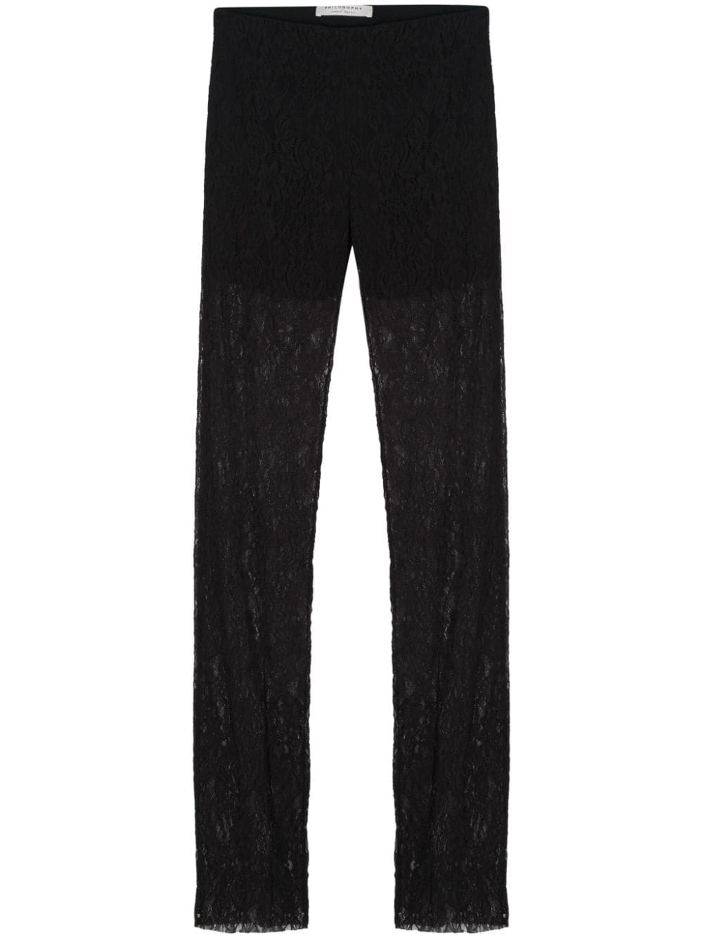 Philosophy Di Lorenzo Serafini corded-lace trousers - Black von Philosophy Di Lorenzo Serafini