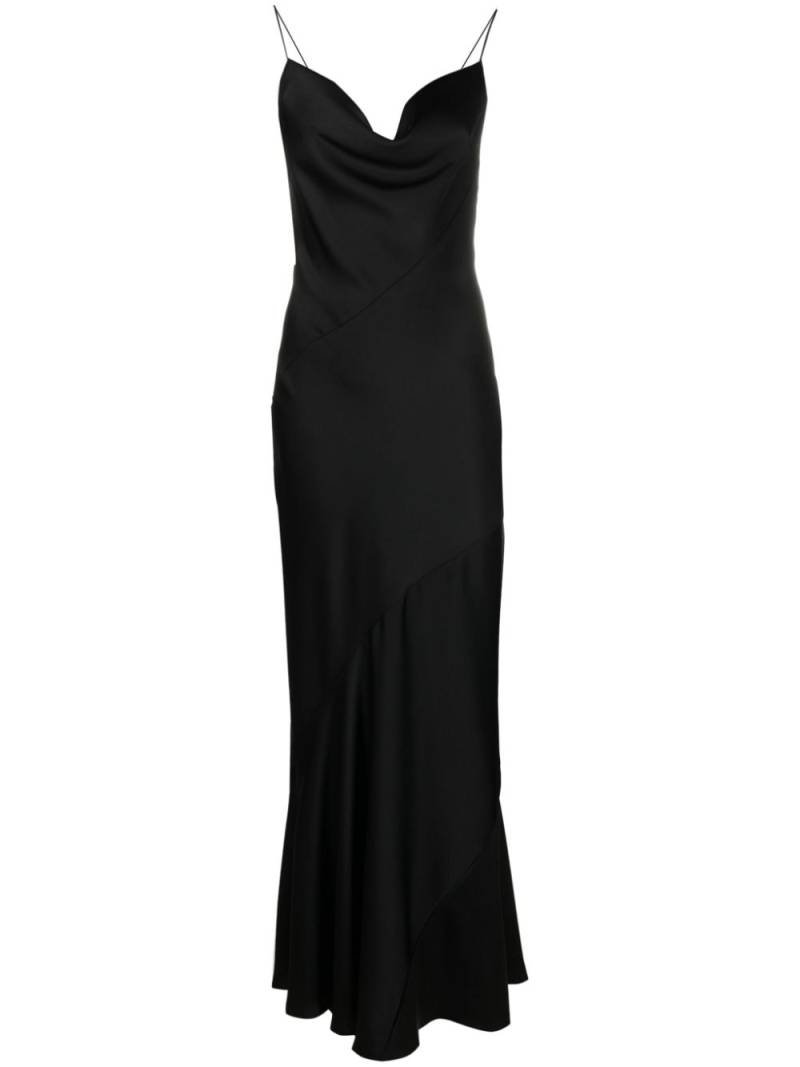 Philosophy Di Lorenzo Serafini cowl-neck satin maxi dress - Black von Philosophy Di Lorenzo Serafini