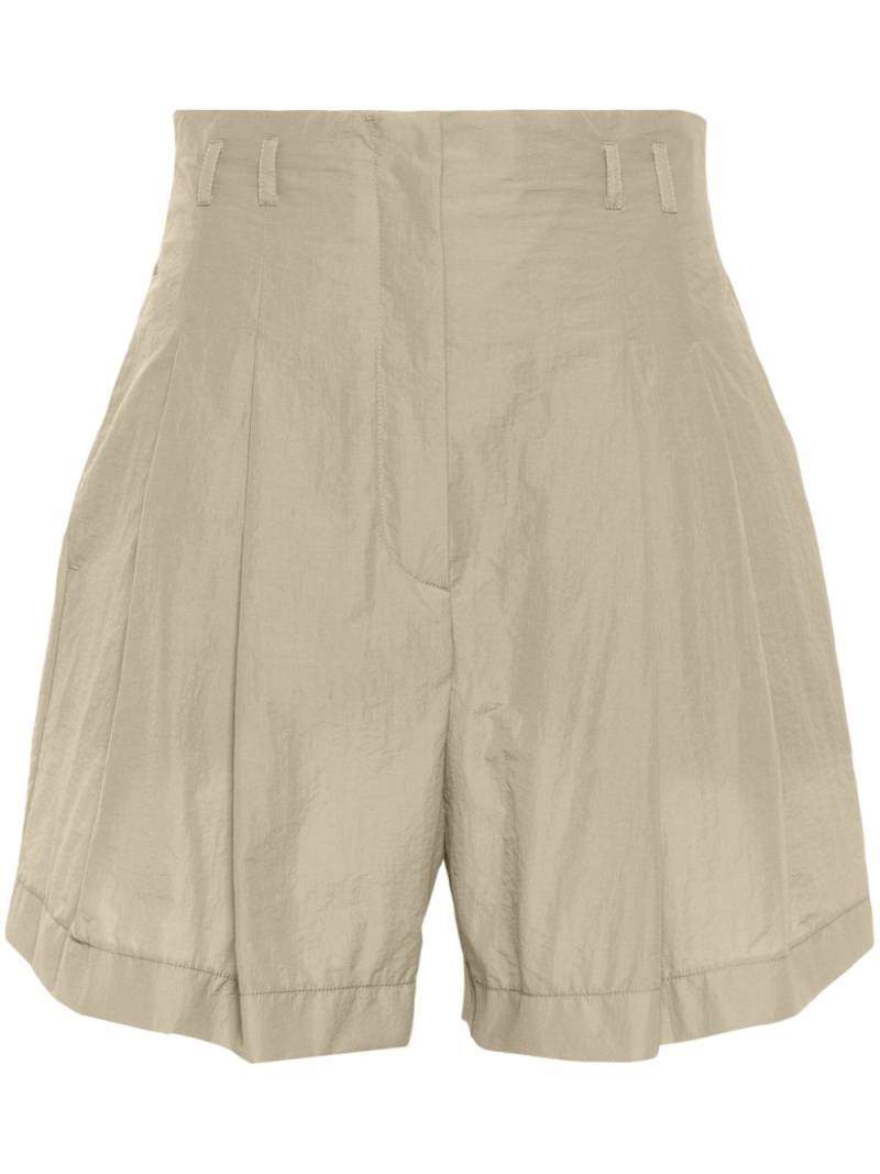 Philosophy Di Lorenzo Serafini crepe pleated shorts - Grey von Philosophy Di Lorenzo Serafini