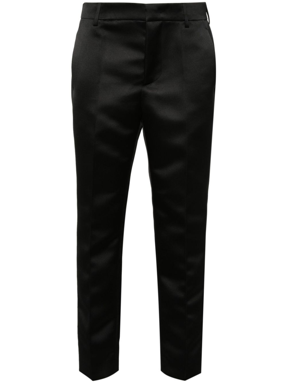 Philosophy Di Lorenzo Serafini cropped satin trousers - Black von Philosophy Di Lorenzo Serafini