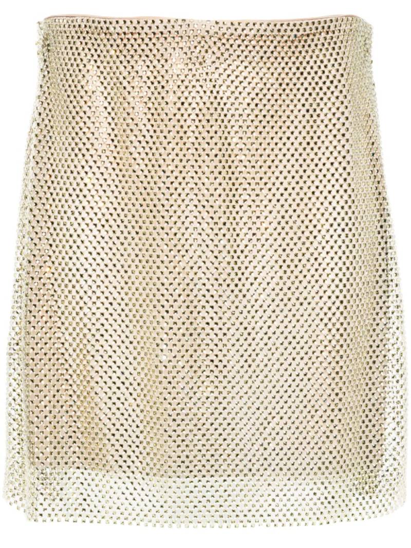 Philosophy Di Lorenzo Serafini crystal-embellished skirt - Green von Philosophy Di Lorenzo Serafini