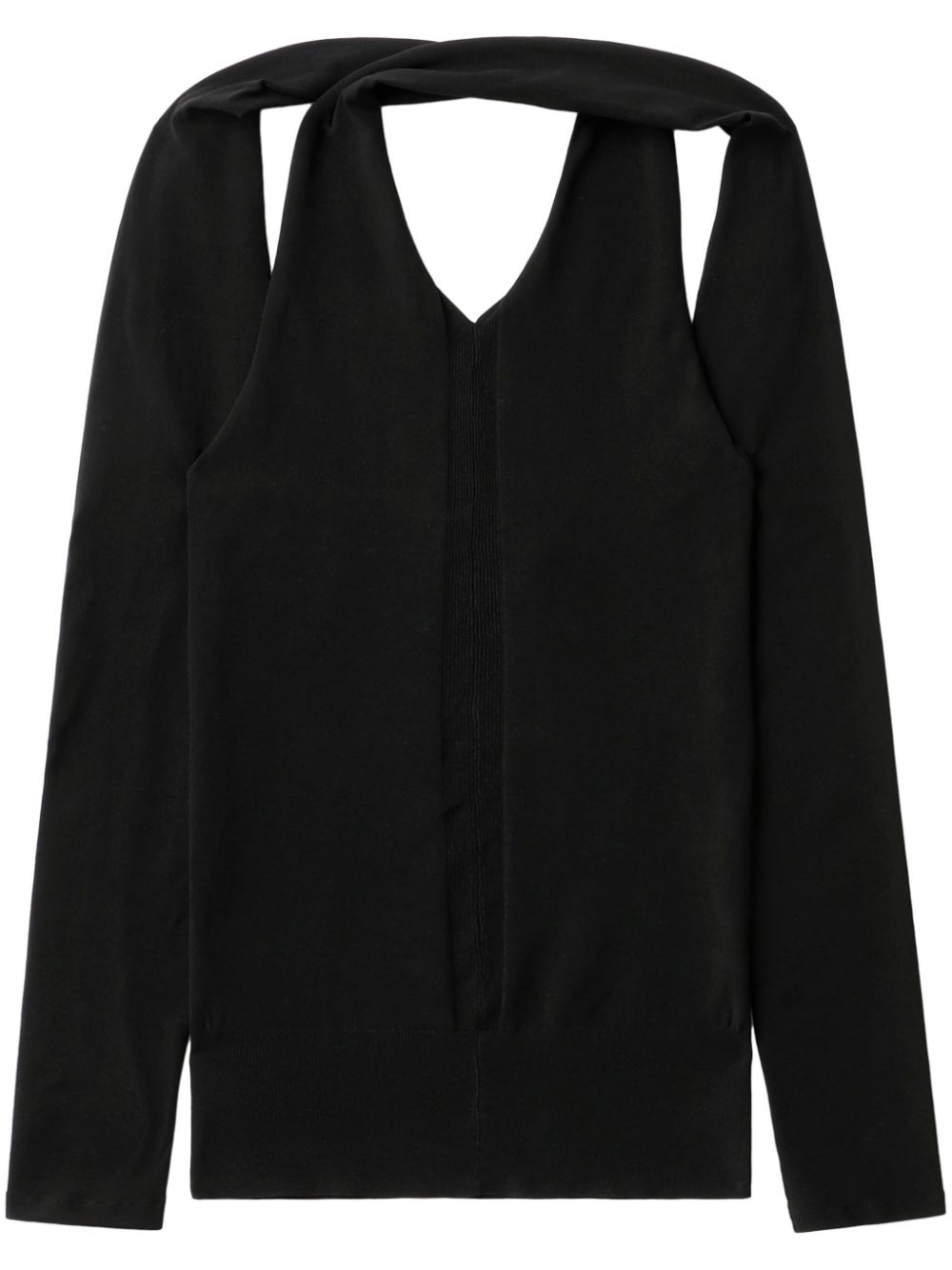 Philosophy Di Lorenzo Serafini cut-out top - Black von Philosophy Di Lorenzo Serafini