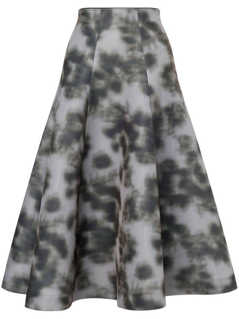 Philosophy Di Lorenzo Serafini digital-print full midi skirt - Grey von Philosophy Di Lorenzo Serafini