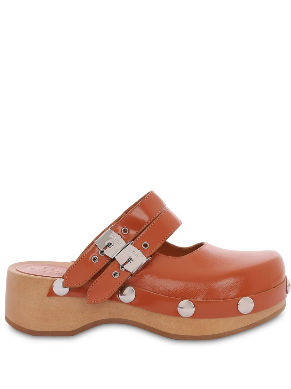 Philosophy Di Lorenzo Serafini double buckle mules - Brown von Philosophy Di Lorenzo Serafini