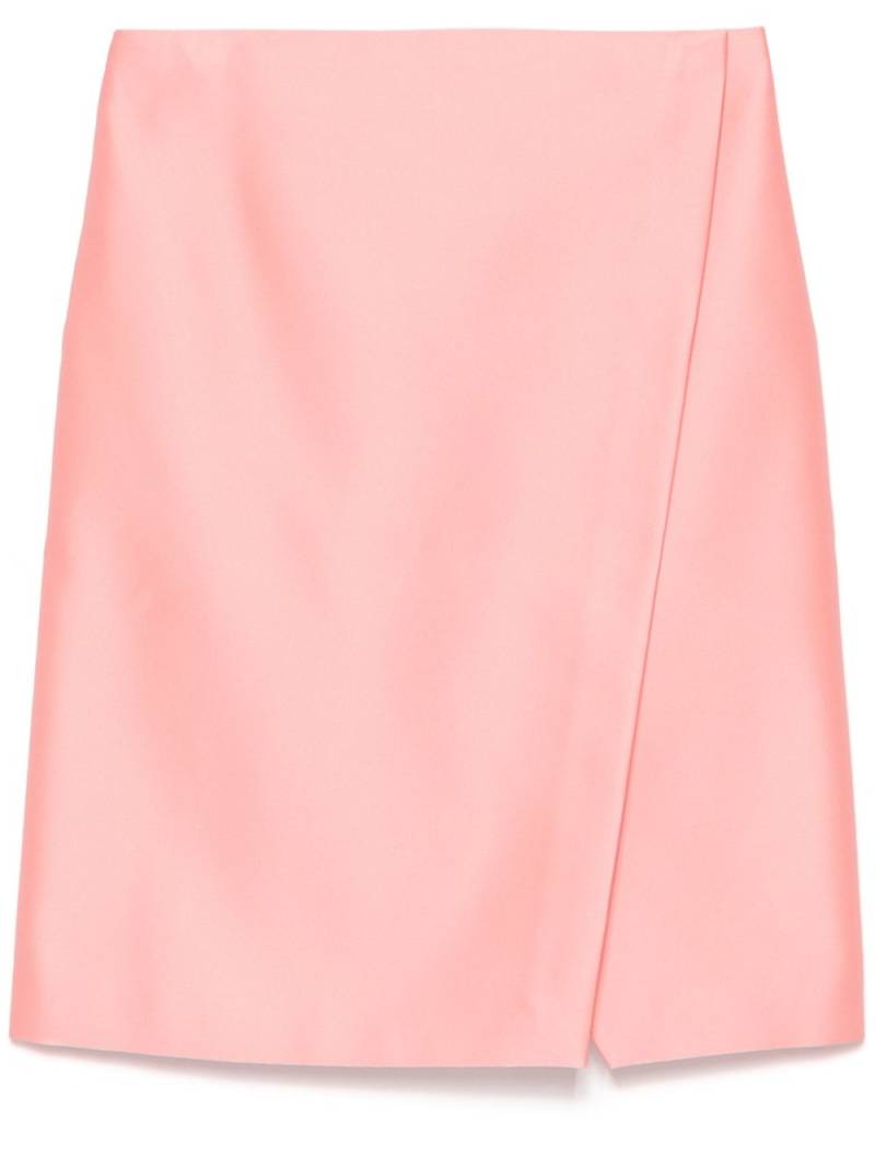 Philosophy Di Lorenzo Serafini duchess satin wrap mini skirt - Pink von Philosophy Di Lorenzo Serafini