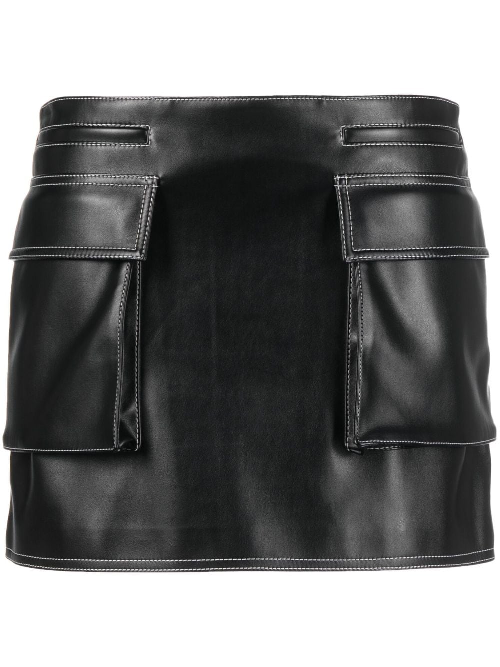 Philosophy Di Lorenzo Serafini faux-leather mini skirt - Black von Philosophy Di Lorenzo Serafini