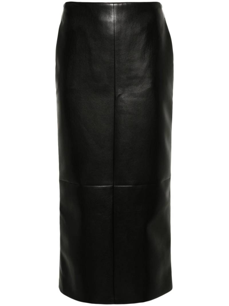 Philosophy Di Lorenzo Serafini faux-leather skirt - Black von Philosophy Di Lorenzo Serafini