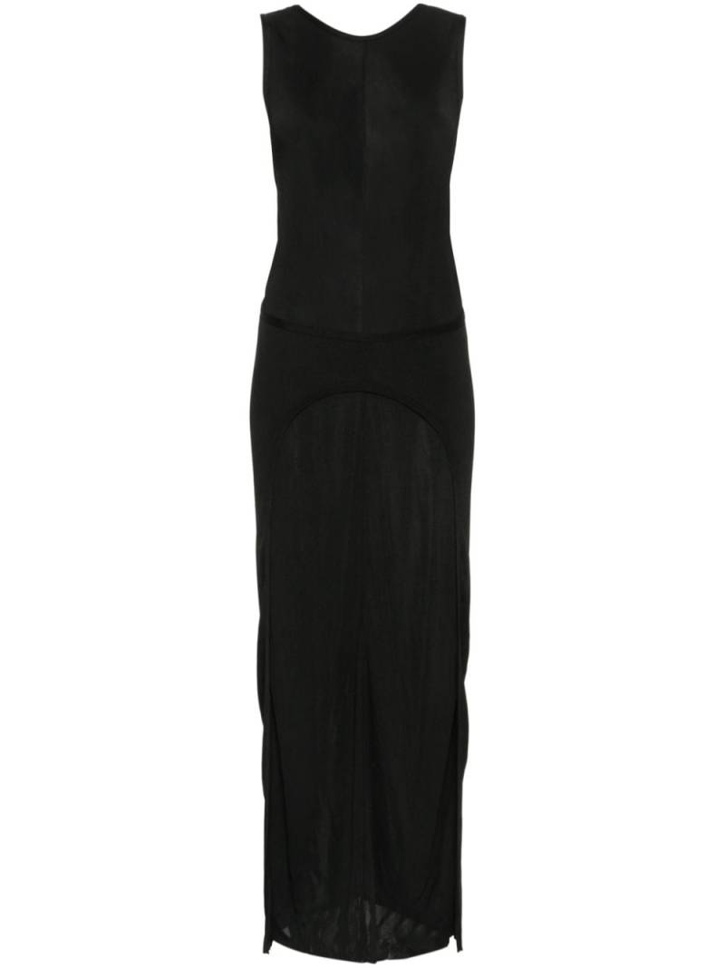 Philosophy Di Lorenzo Serafini fine-knit maxi dress - Black von Philosophy Di Lorenzo Serafini