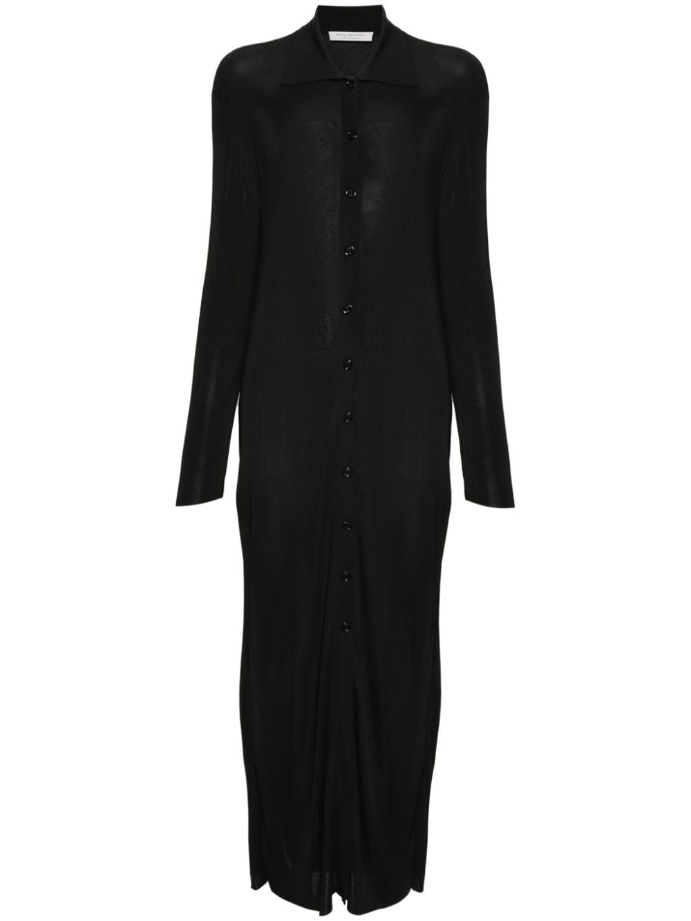 Philosophy Di Lorenzo Serafini fine-ribbed maxi dress - Black von Philosophy Di Lorenzo Serafini