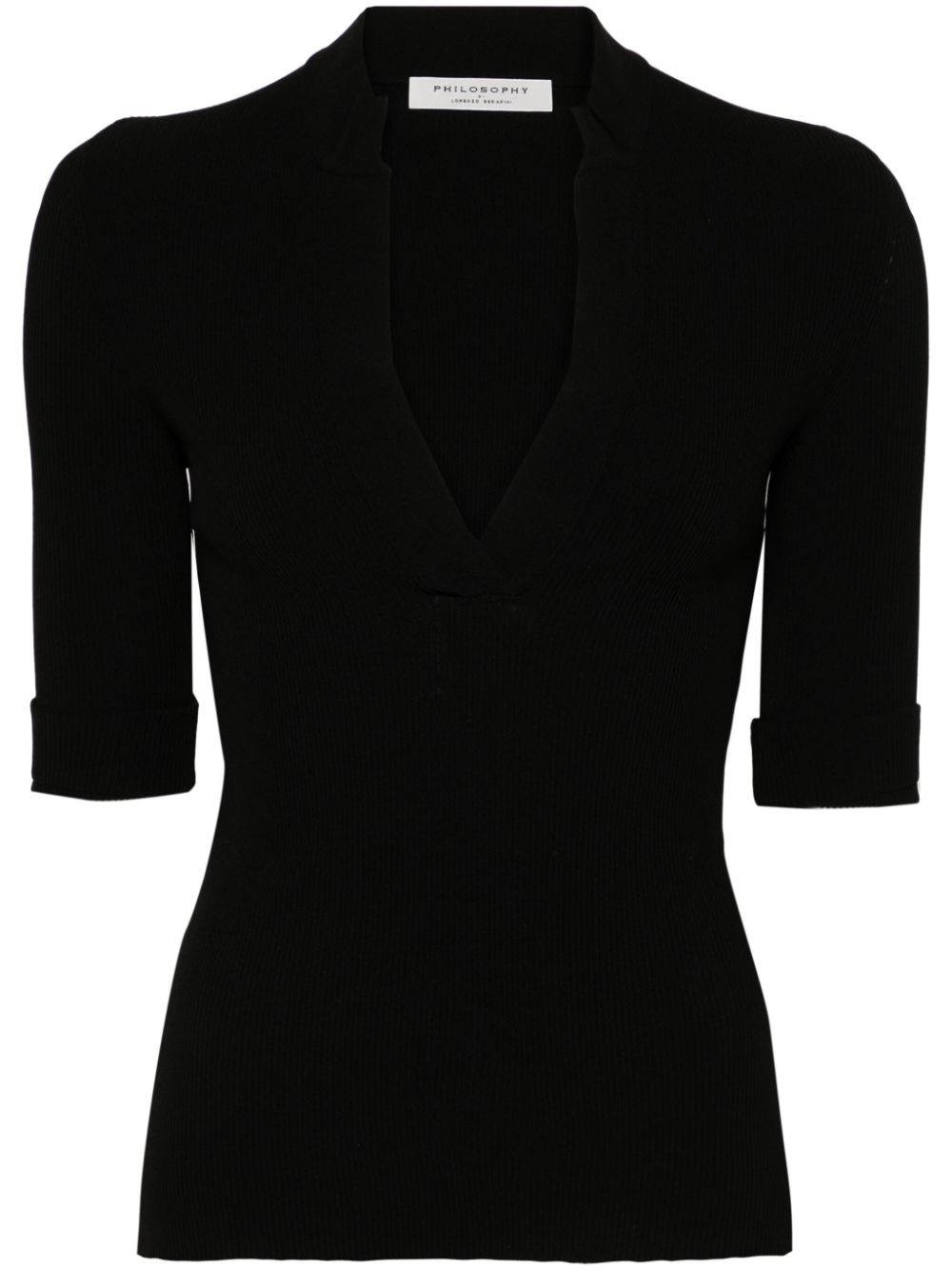 Philosophy Di Lorenzo Serafini fine-ribbed sweater - Black von Philosophy Di Lorenzo Serafini