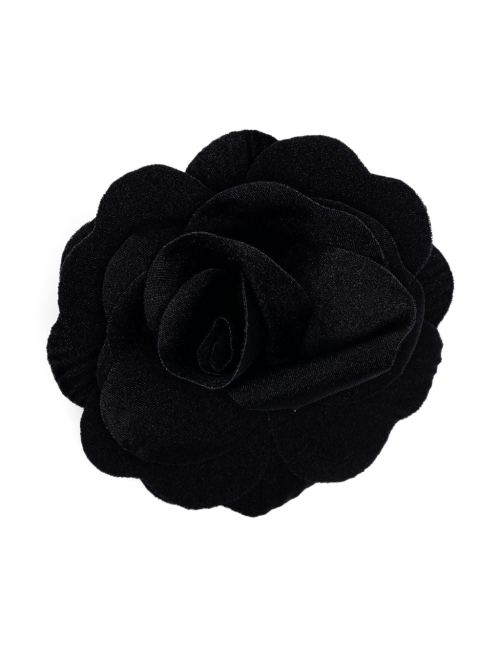 Philosophy Di Lorenzo Serafini floral-appliqué brooch - Black von Philosophy Di Lorenzo Serafini