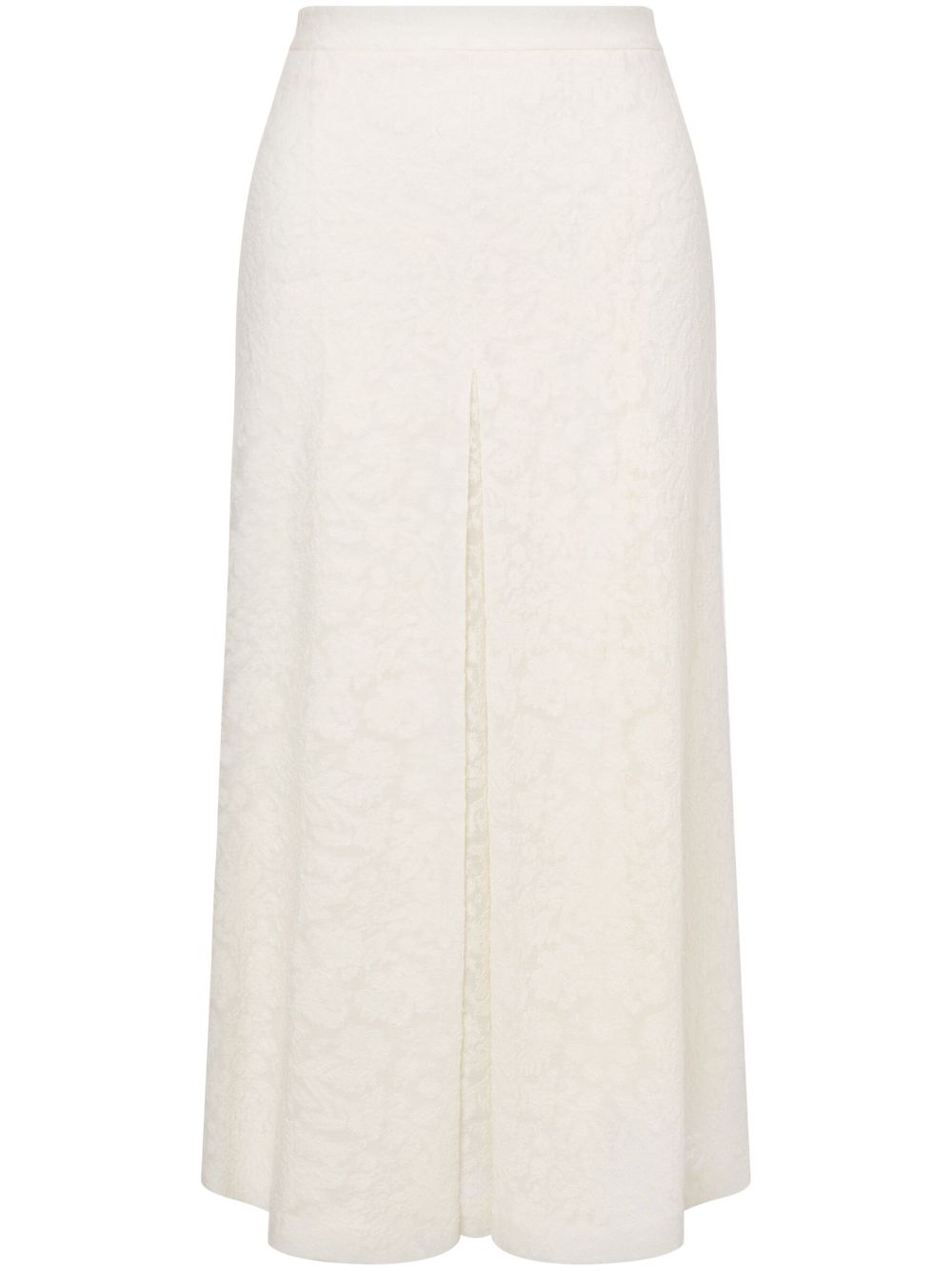 Philosophy Di Lorenzo Serafini floral-lace midi skirt - White von Philosophy Di Lorenzo Serafini