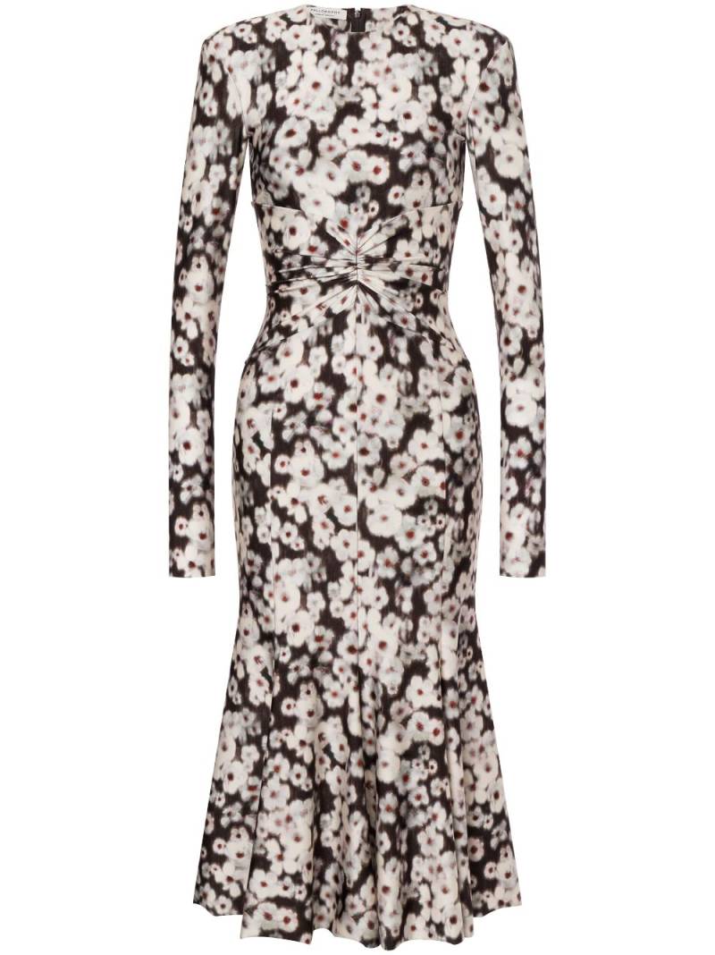 Philosophy Di Lorenzo Serafini floral-print dress - Brown von Philosophy Di Lorenzo Serafini