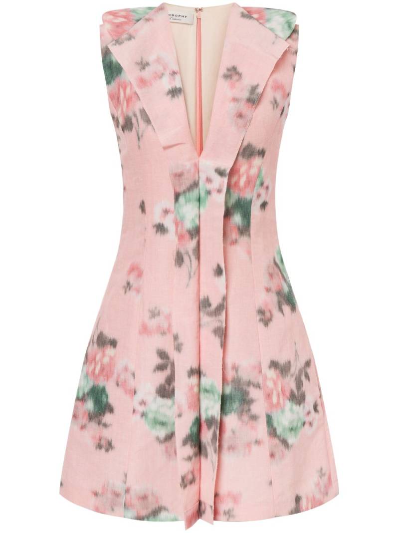 Philosophy Di Lorenzo Serafini floral-print mini dress - Pink von Philosophy Di Lorenzo Serafini