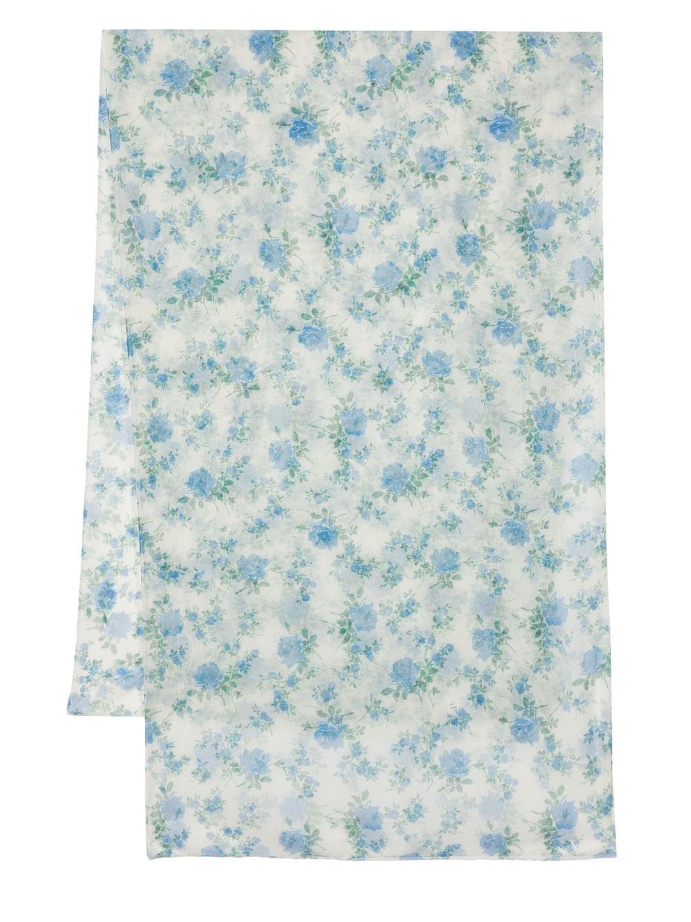 Philosophy Di Lorenzo Serafini floral-print semi-sheer scarf - Neutrals von Philosophy Di Lorenzo Serafini