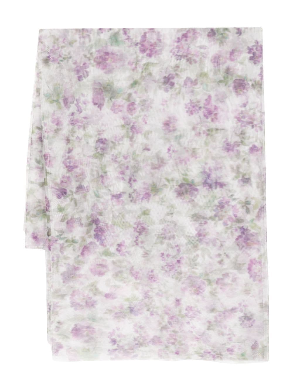 Philosophy Di Lorenzo Serafini floral-print tulle scarf - Purple von Philosophy Di Lorenzo Serafini