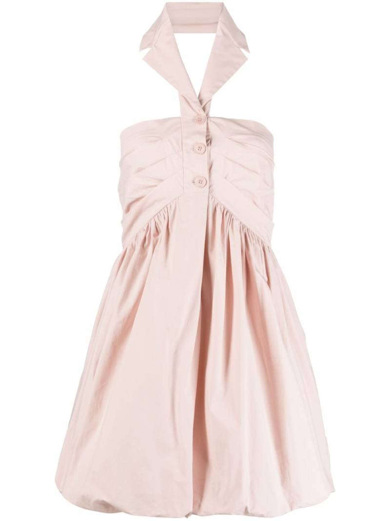 Philosophy Di Lorenzo Serafini halterneck puffball minidress - Pink von Philosophy Di Lorenzo Serafini