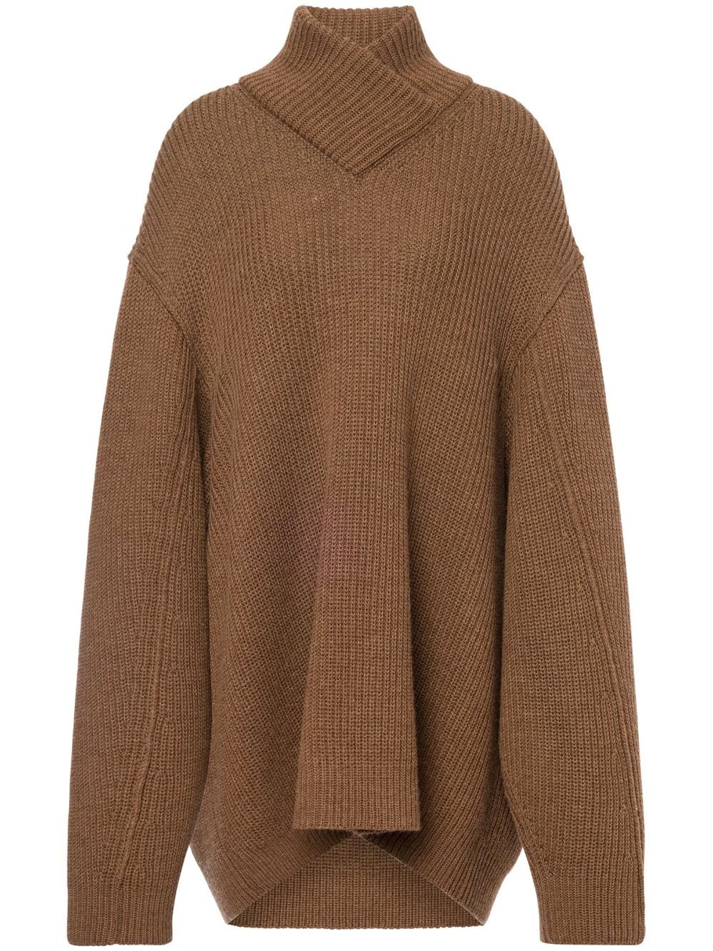 Philosophy Di Lorenzo Serafini high-neck drop-shoulder jumper - Brown von Philosophy Di Lorenzo Serafini