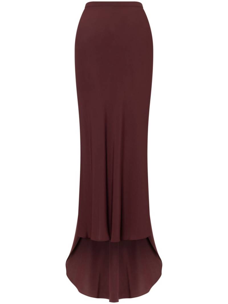 Philosophy Di Lorenzo Serafini high-waist crepe fluted skirt - Brown von Philosophy Di Lorenzo Serafini