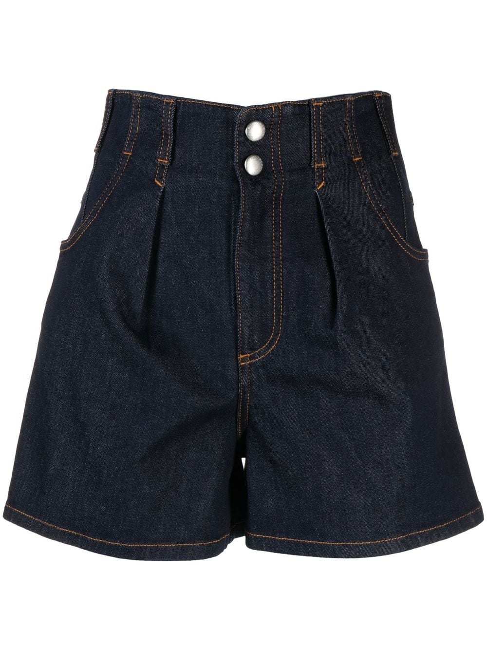 Philosophy Di Lorenzo Serafini high-waisted denim shorts - Blue von Philosophy Di Lorenzo Serafini