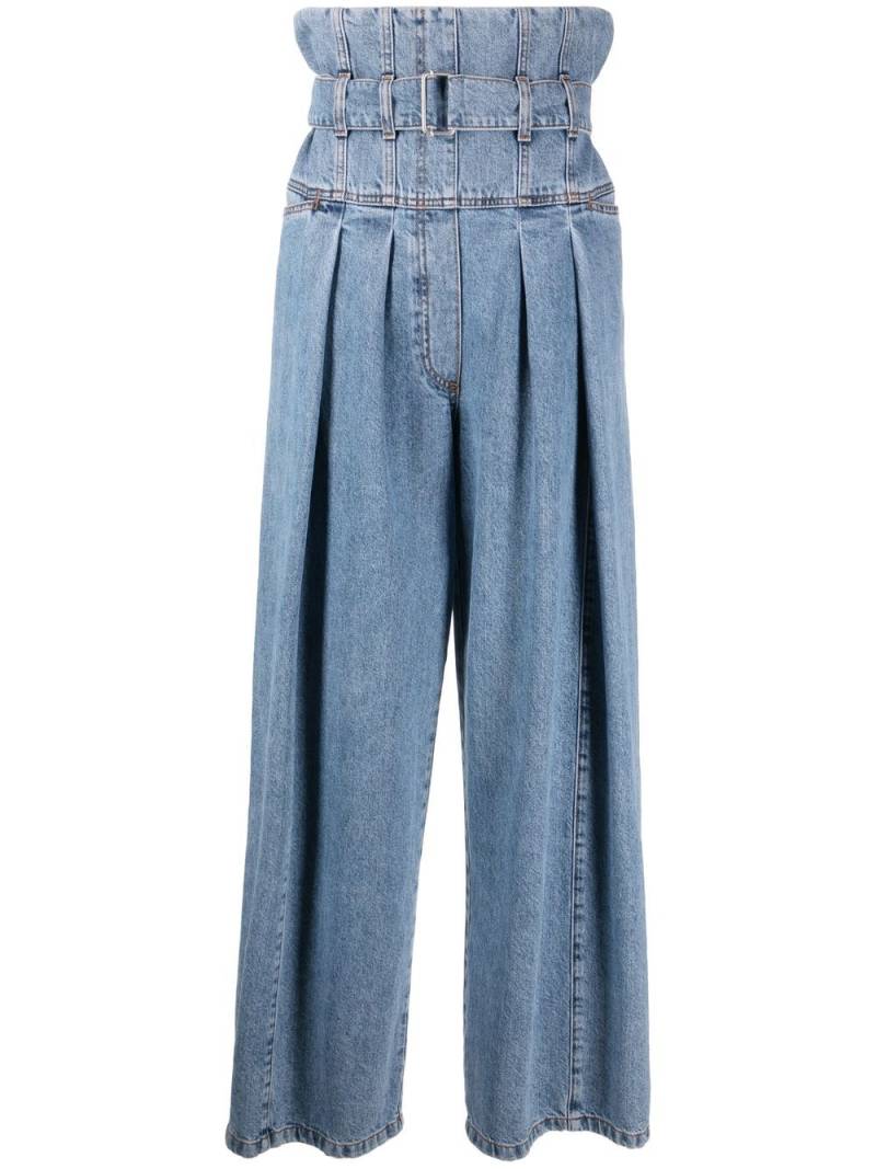 Philosophy Di Lorenzo Serafini high-waisted wide-leg jeans - Blue von Philosophy Di Lorenzo Serafini