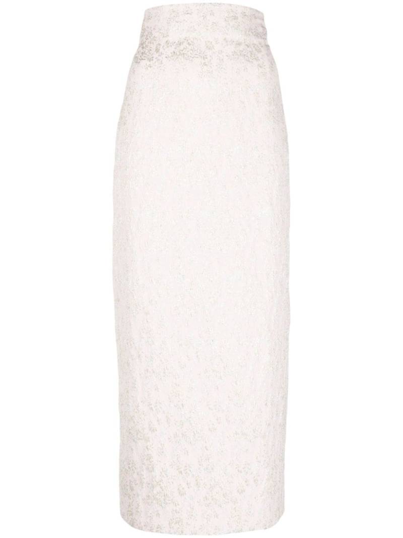 Philosophy Di Lorenzo Serafini jacquard pencil skirt - Pink von Philosophy Di Lorenzo Serafini