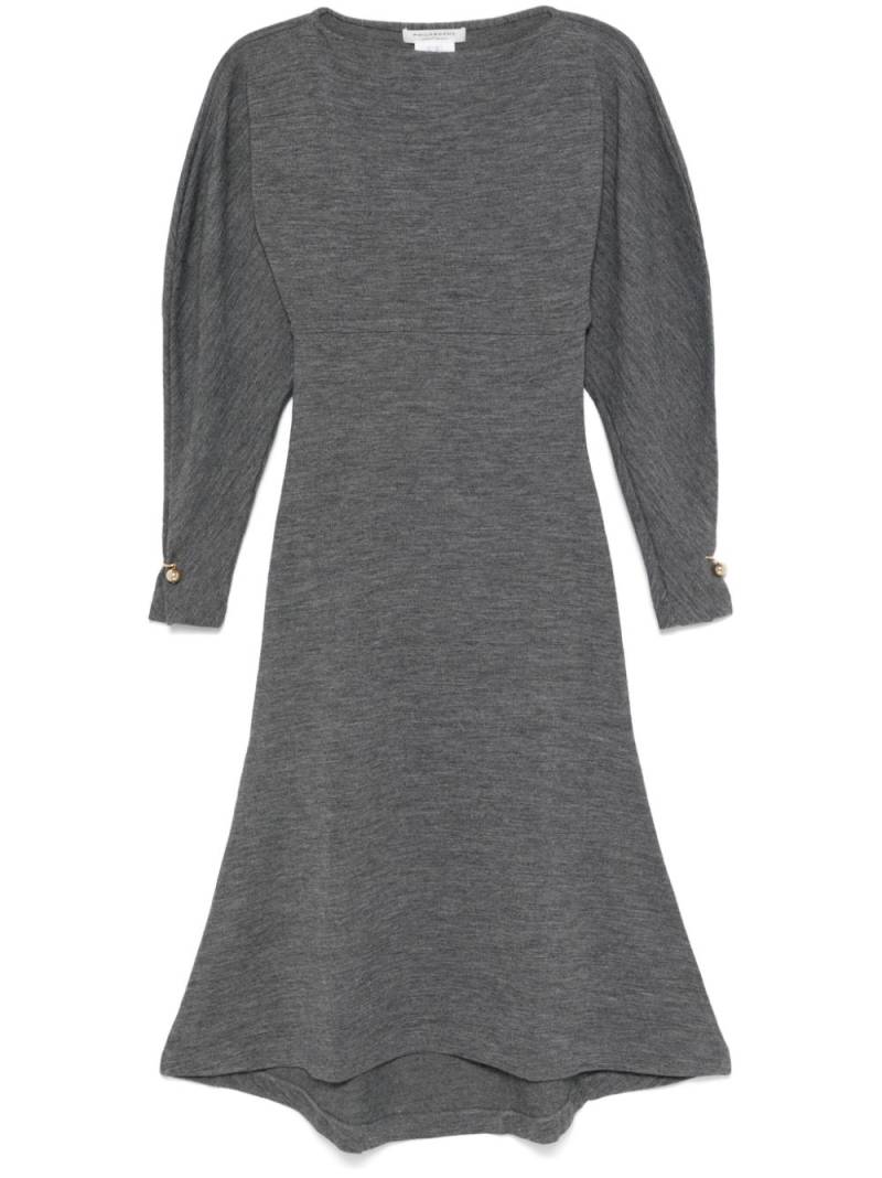 Philosophy Di Lorenzo Serafini knitted midi dress - Grey von Philosophy Di Lorenzo Serafini