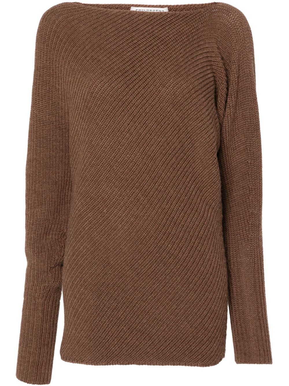 Philosophy Di Lorenzo Serafini knitted sweatshirt - Brown von Philosophy Di Lorenzo Serafini