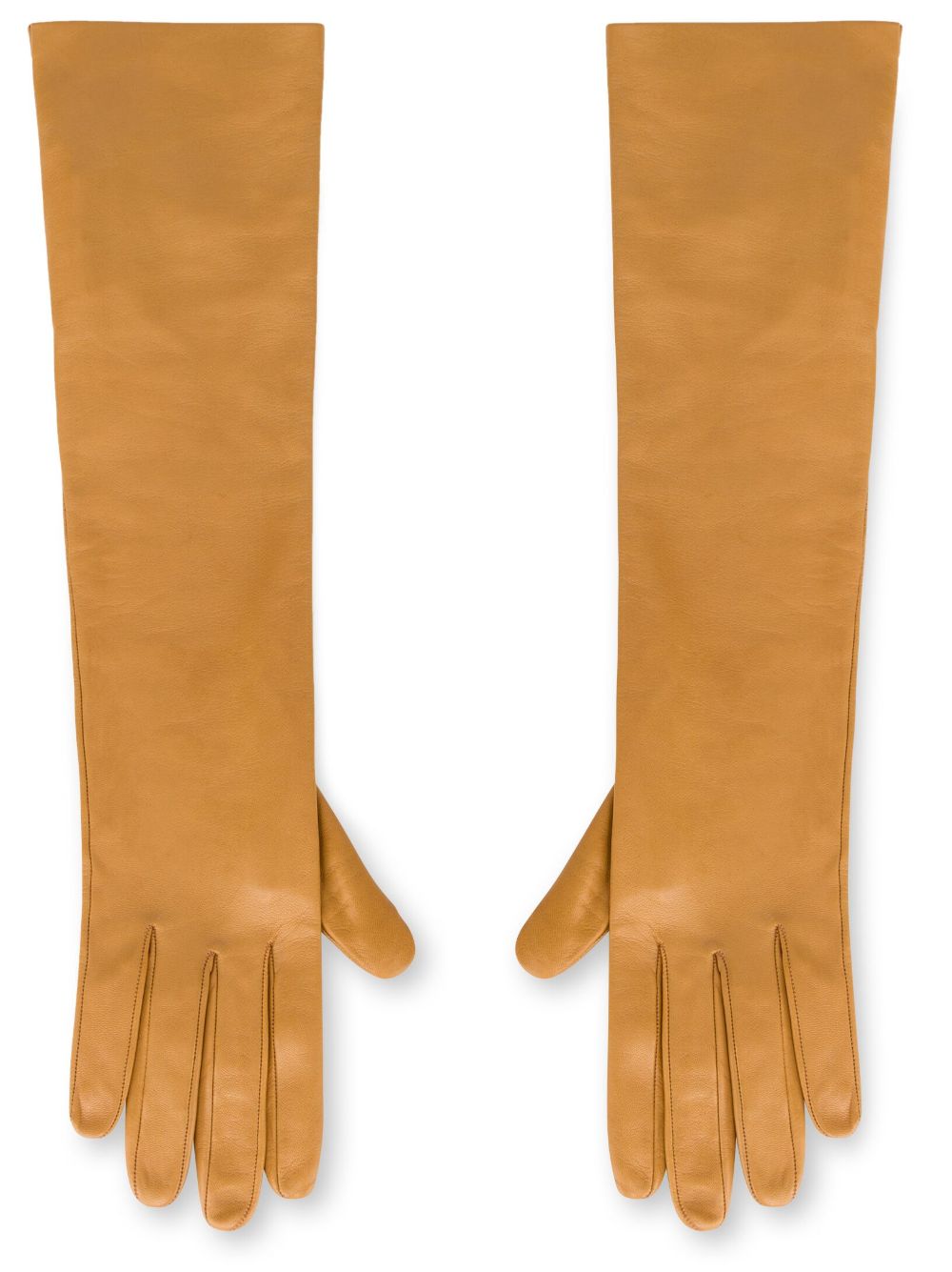 Philosophy Di Lorenzo Serafini leather elbow-length gloves - Neutrals von Philosophy Di Lorenzo Serafini