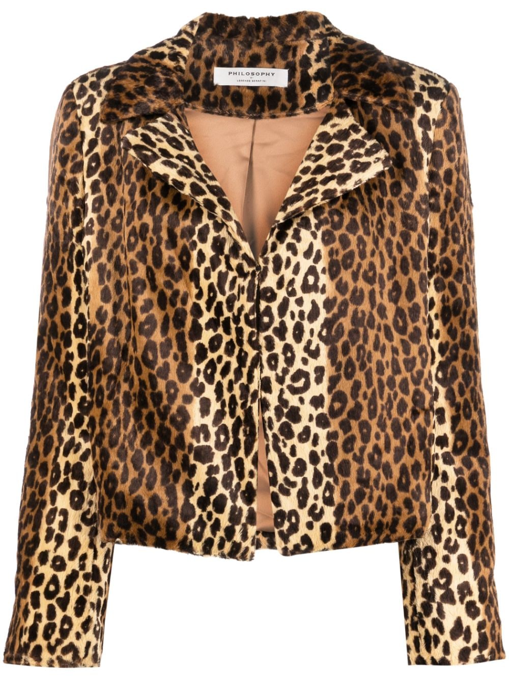 Philosophy Di Lorenzo Serafini leopard-print faux-fur jacket - Brown von Philosophy Di Lorenzo Serafini