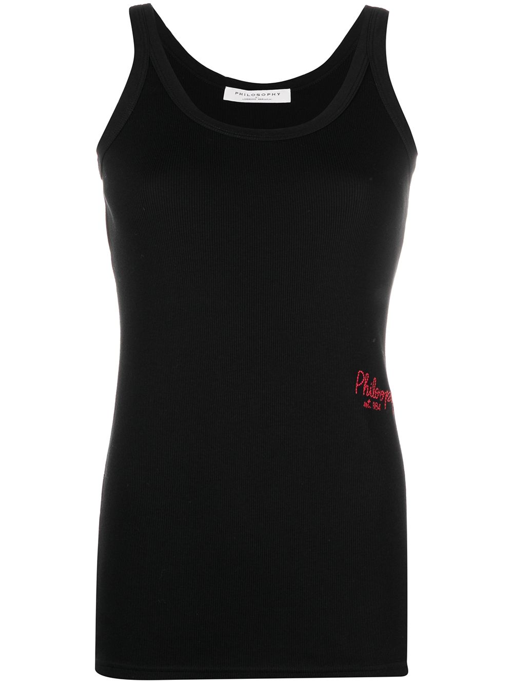 Philosophy Di Lorenzo Serafini logo-embellished tank top - Black von Philosophy Di Lorenzo Serafini