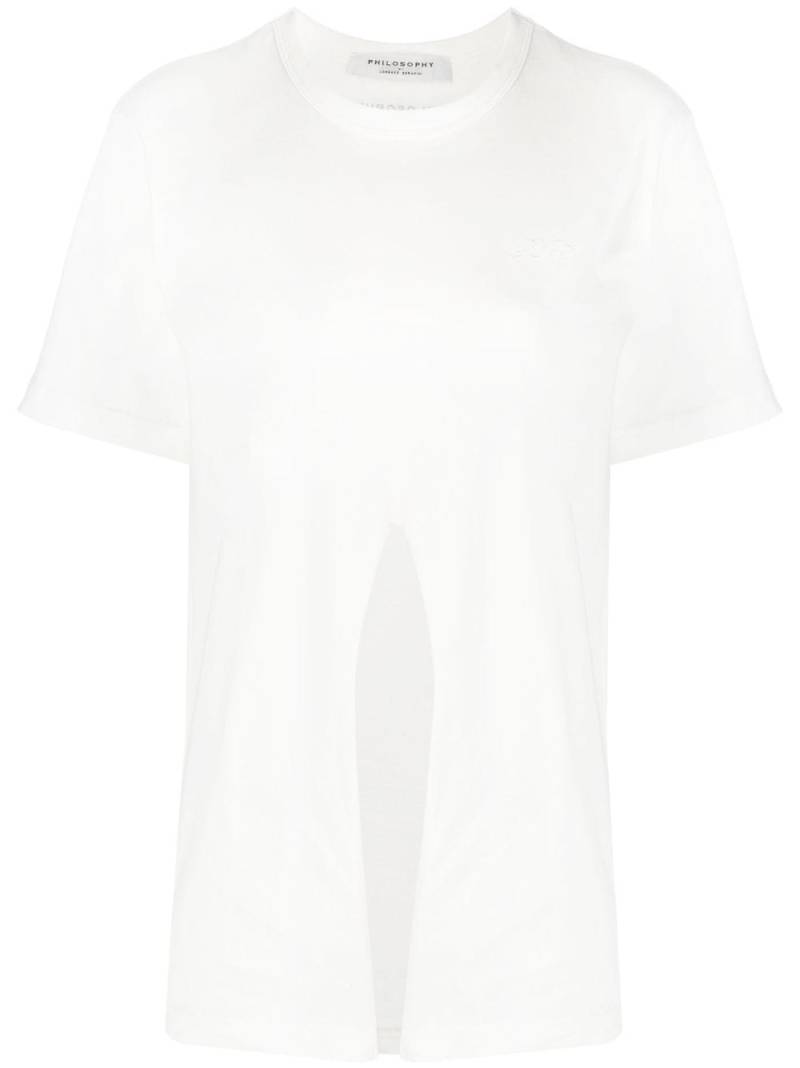 Philosophy Di Lorenzo Serafini logo-print T-shirt - White von Philosophy Di Lorenzo Serafini