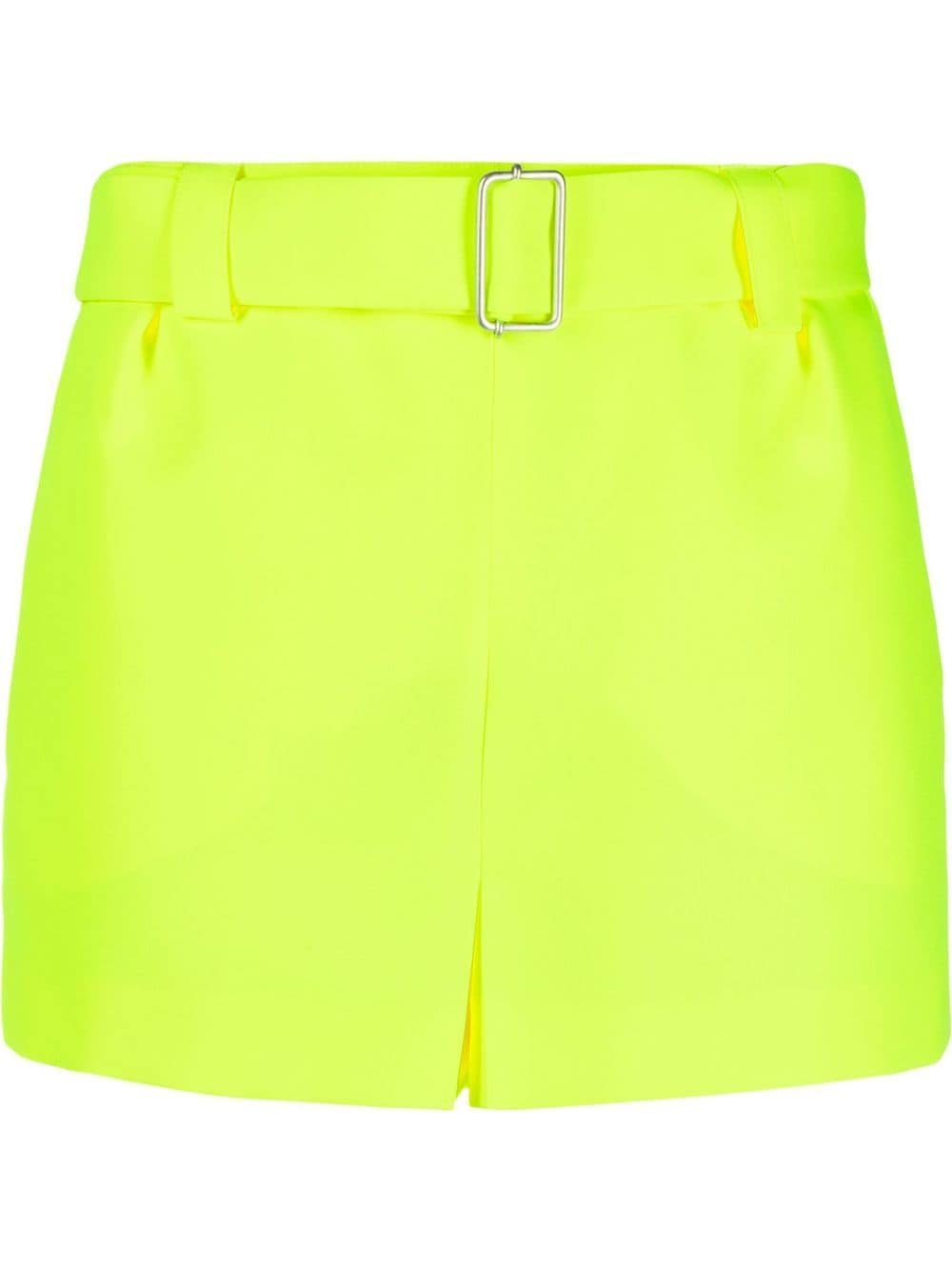 Philosophy Di Lorenzo Serafini mid-rise belted shorts - Yellow von Philosophy Di Lorenzo Serafini