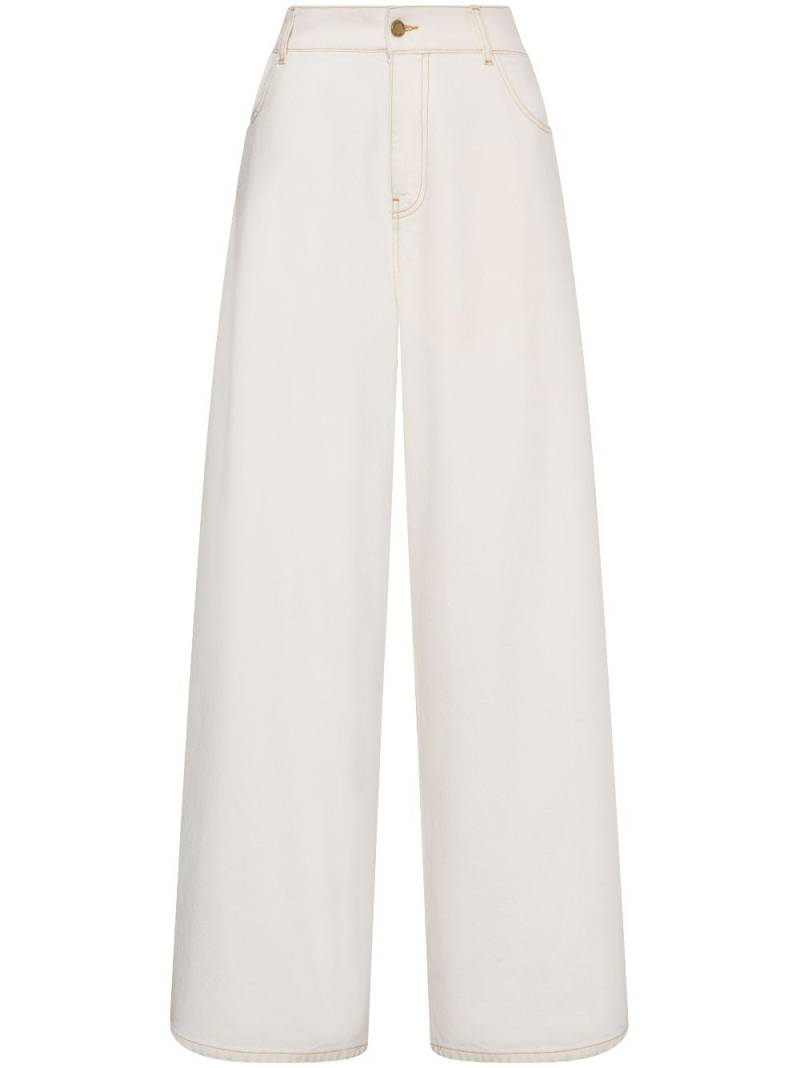 Philosophy Di Lorenzo Serafini mid-rise wide-leg jeans - Neutrals von Philosophy Di Lorenzo Serafini